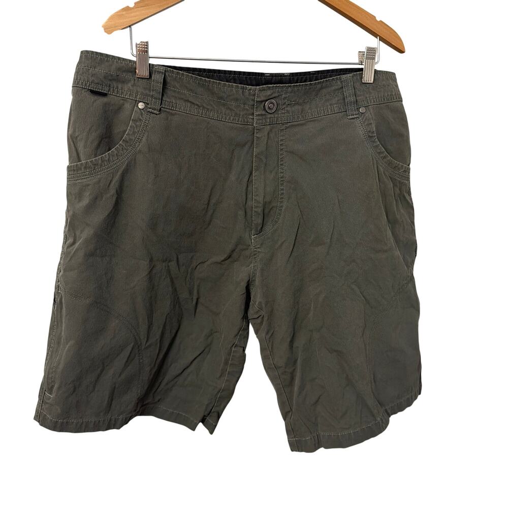 Kuhl Shorts Men’s 40 Ramblr Vintage Patina Dye Utility Hiking Gorpcore Camping